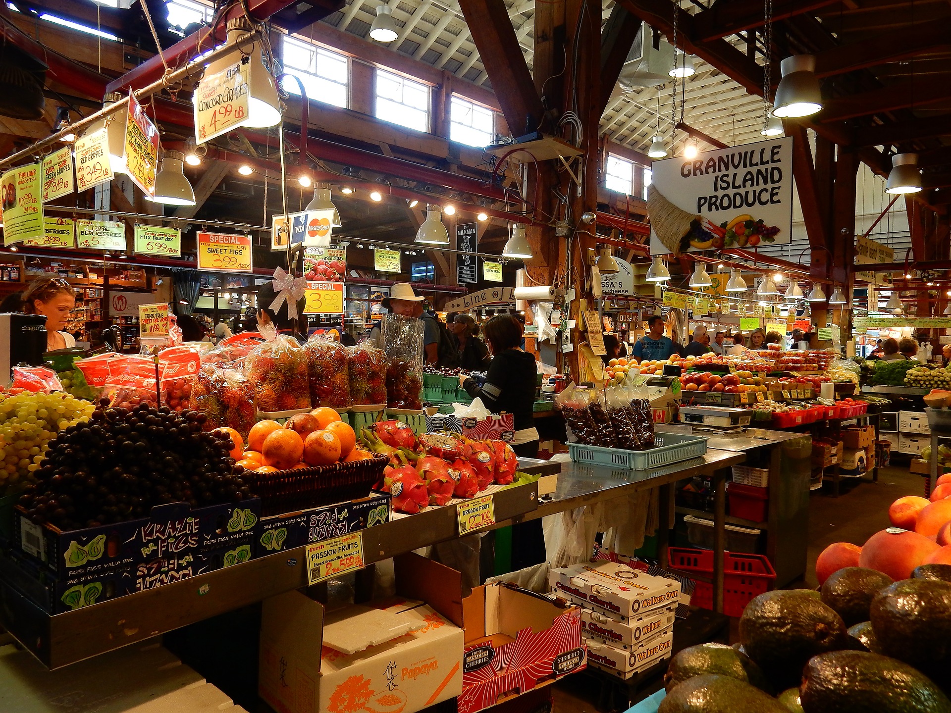 Vancouver, British Columbia public market