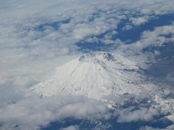 Mount St. Helens from the air